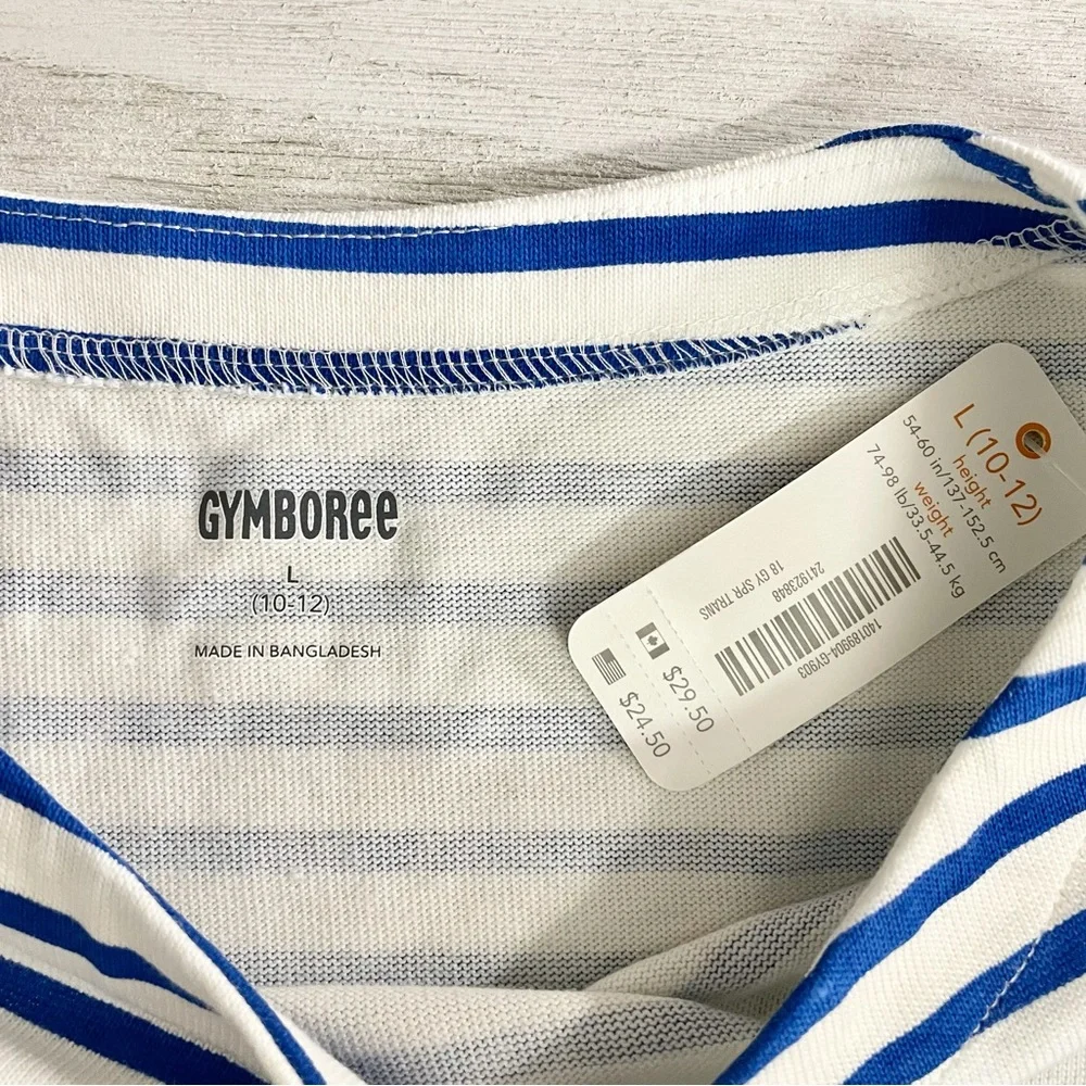 GYMBOREE Sea Life Striped Long Sleeve Top